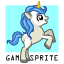 White Unicorn Game Sprites asset store icon