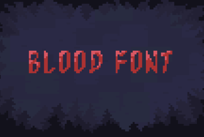 Anidote Blood V2 Sprite Font main cover image