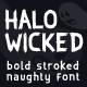Halowicked Font asset store icon