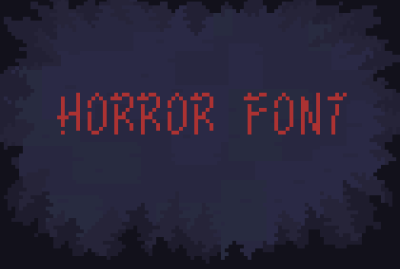 Antidote Horror Pixel Font Sprite Font main cover image