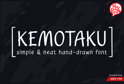 Kemotaku Font main cover image